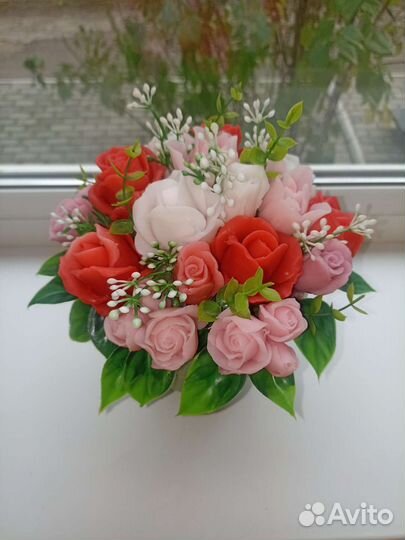 Мыло ручной работы букет