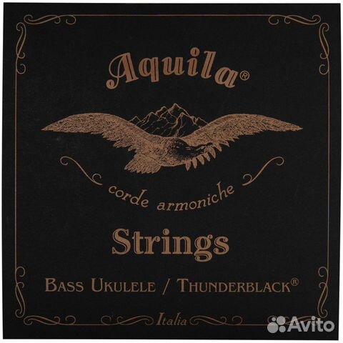 Струны для бас укулеле Aquila Thunderblack 140U