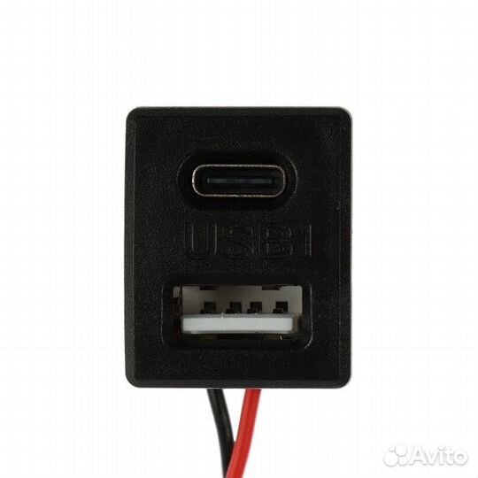 Провод USB, 2.1 А, 5 В, Type-C, провод 10 см