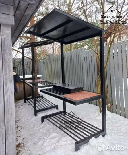 Мангал угловой