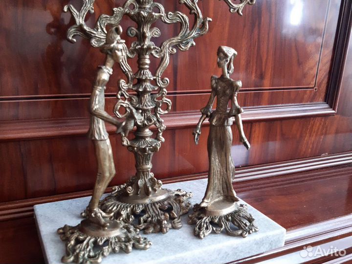 Бронзовый Подсвечник