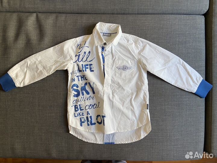 Рубашка на мальчика Gulliver, 104см, оригинал