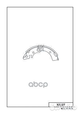 K5527-01 4096.01 колодки барабанные Honda Civ