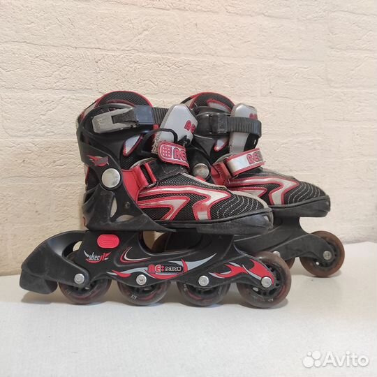 Ролики детские раздвижные 29-33 размер бу