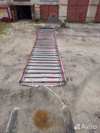 Крыша механизм с тентом на полуприцем