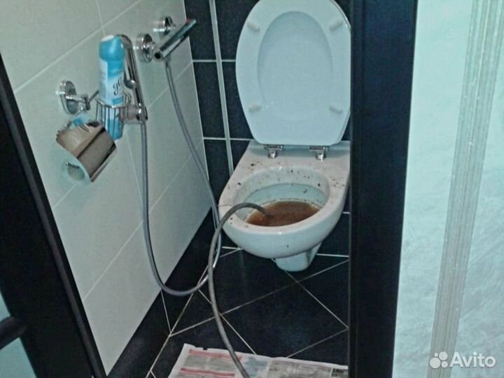 Прочистка канализации, устранение засоров 24/7