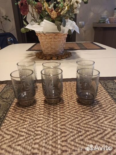 Рюмки 6 штук