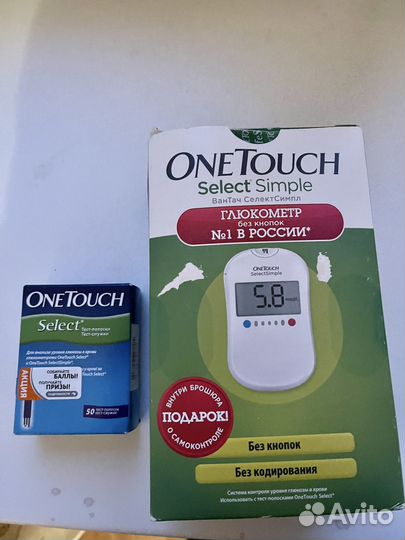 Глюкометр one touch select simple