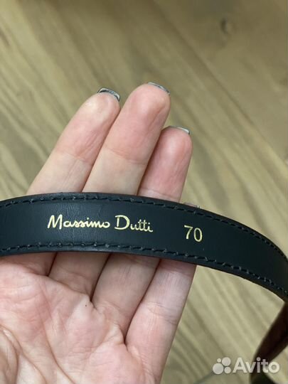 Ремень женский замшевый MassimoDutti