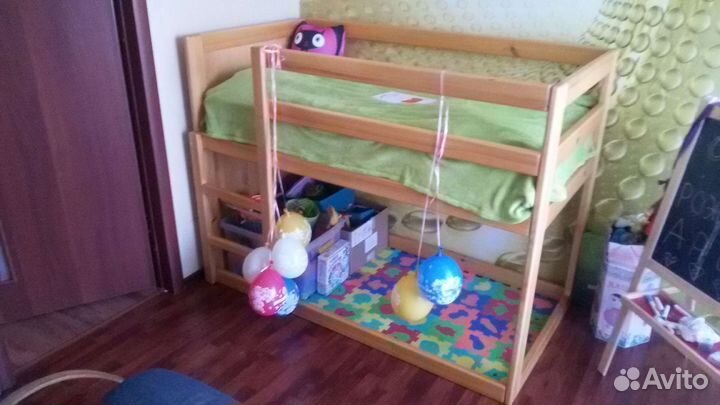 Детская кровать от 3 лет с матрасом бу