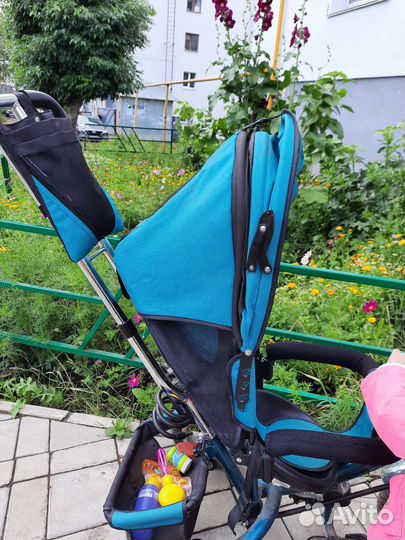 Трехколесный велосипед коляска