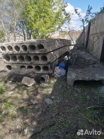 Плиты перекрытия пустотные бу