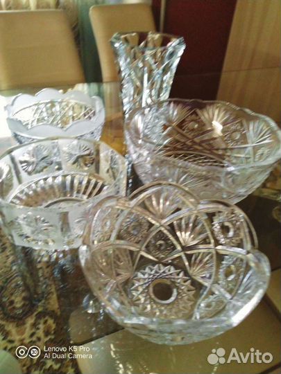 Хрустальные вазы