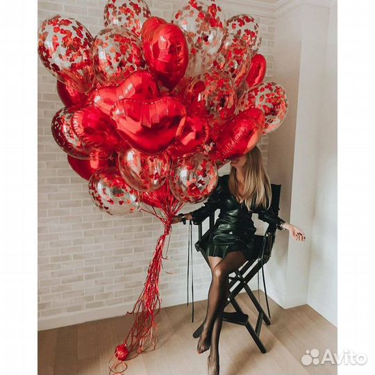 Гелиевые шары, светодиодные, фигуры, арки из шаров