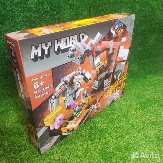 Конструктор майнкрафт битва за красную пыль