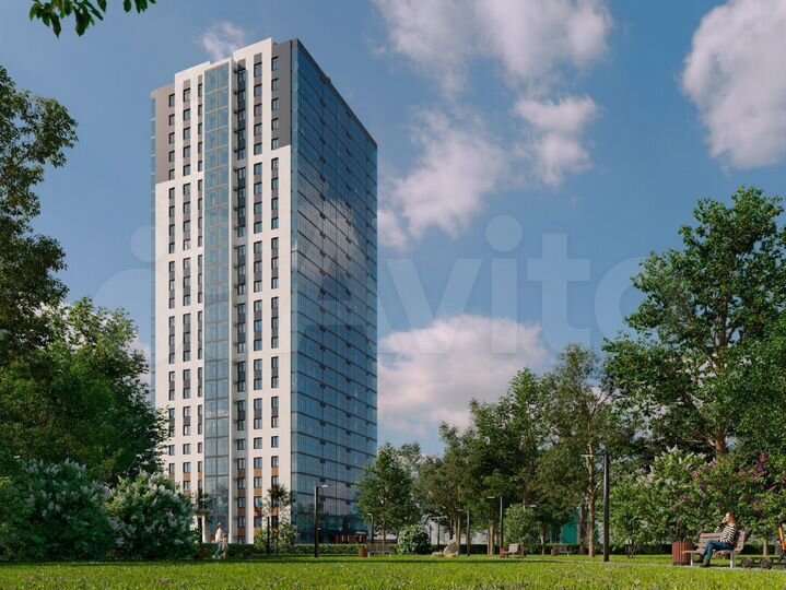 Квартира-студия, 28,9 м², 23/25 эт.