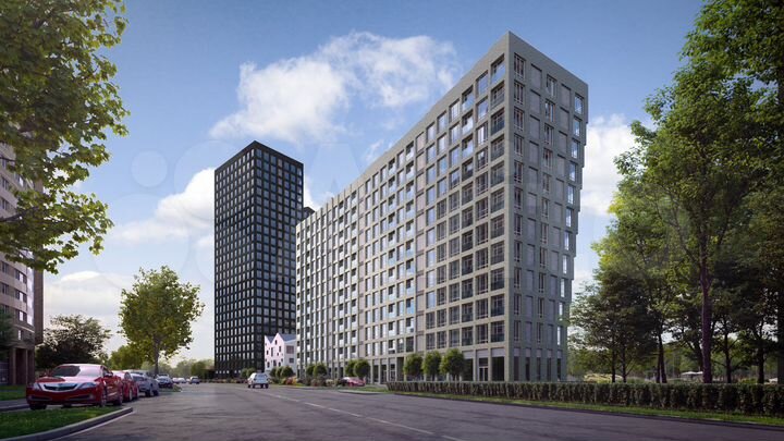 Квартира-студия, 42,4 м², 18/25 эт.