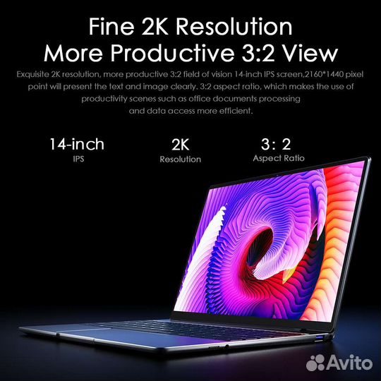 Ноутбук chuwi GemiBook Pro