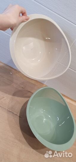 Миска дуршлаг для зелени, фруктов, круп и т.п