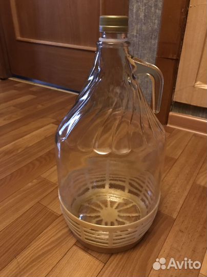 Бутыль стеклянная 5 литров