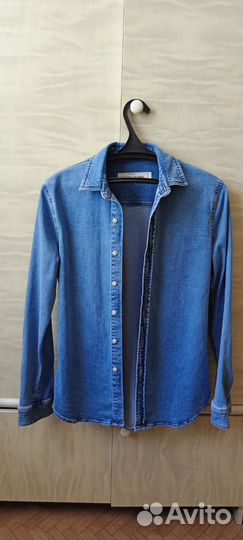 Джинсовая рубашка Topman