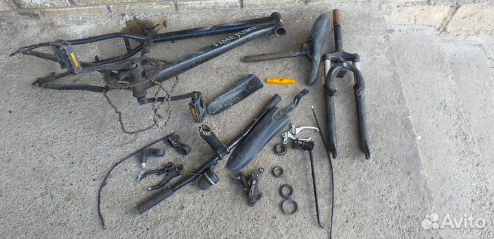 Велосипед time jump на запчасти