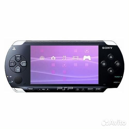 PSP 1004 Black 4gb прошитая (бу)