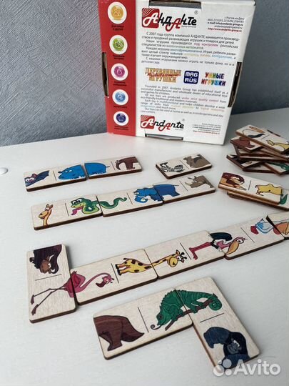 Домино деревянное