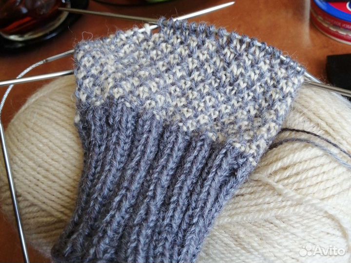 Носочки женские, вязан. методом Хеликс