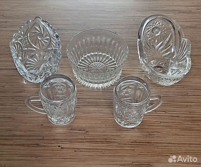 Хрусталь 5 штук