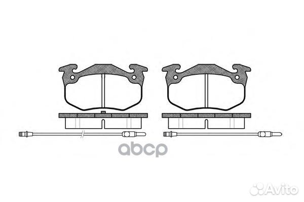 Колодки торм.дисковые 214424 Road house