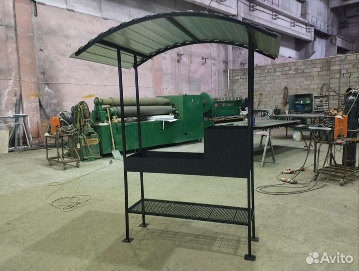 Мангал с крышей