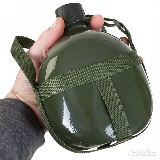 Армейская алюминиевая фляжка 1 л