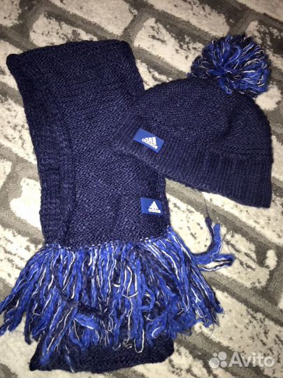 Шапка и шарф Adidas