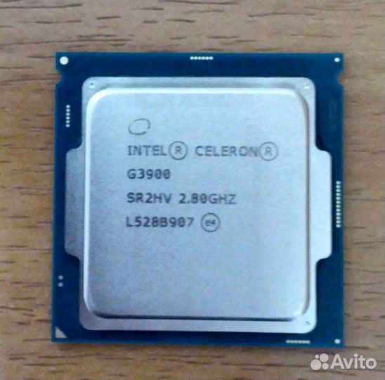 Процессор Intel Celeron G3900 LGA1151 + кулер