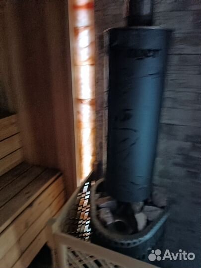 Семейная баня на дровах