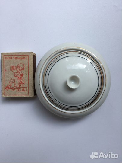 Пудреница фарфоровая Барановский фарфоровый завод