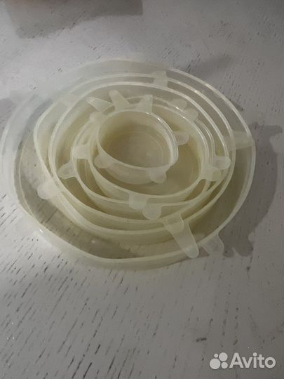 Силиконовые крышки 6 штук