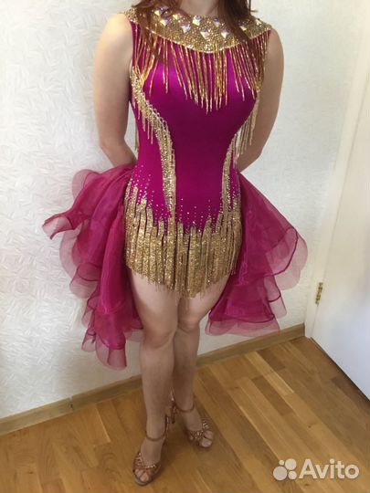 Платье Ла для бальных танцев Ю2-Мол