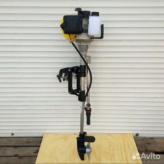 Лодочный мотор (насадка + двигатель от триммера)