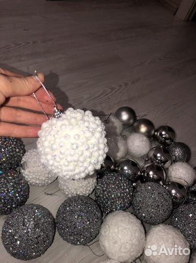 Елочные игрушки шары