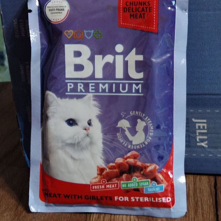 Корм для кошек Brit патчи