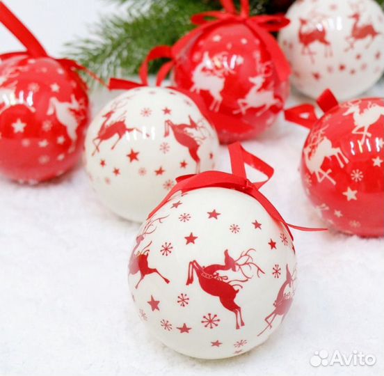 Елочные шары набор 14 штук