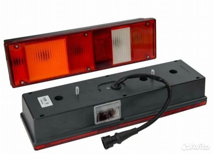 Фонарь задний камаз, маз, урал левый с проводом