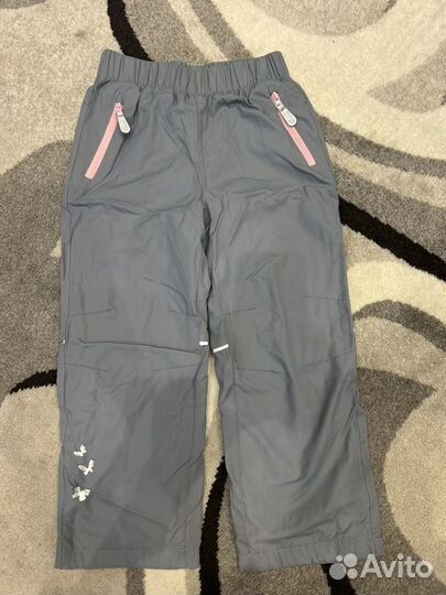 Демисезонные брюки на девочку 110