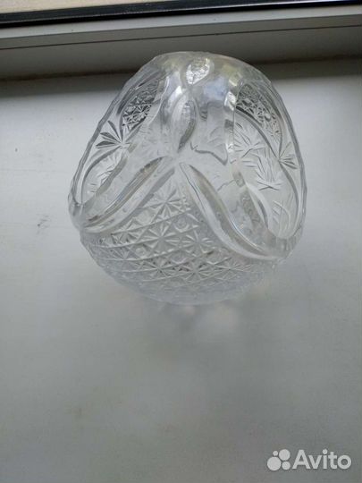 Корзинка для конфет. хрусталь. СССР
