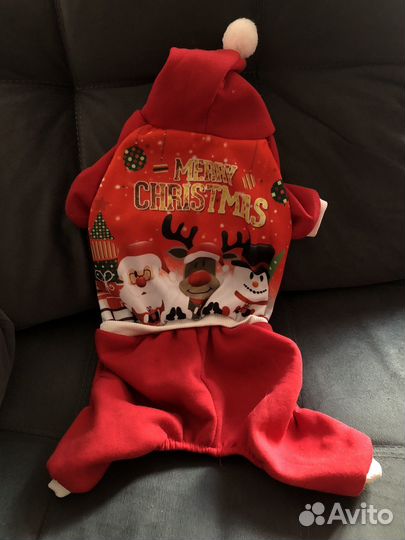 Костюм для собаки новогодний XL