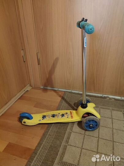 Самокат детский трехколесный бу