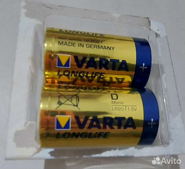 Батарейки Varta Longlife LR20/1.5v