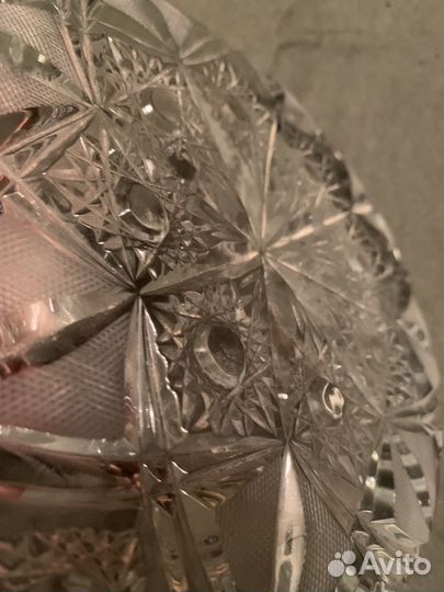 Хрустальная пепельница